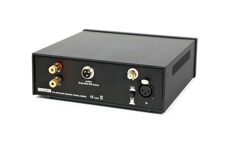 Pro-ject AMP BOX RS MONO Finale di potenza mono 1x125W su 8 ohm e 1x195W su 4 ohm Stadio d'ingresso buffer a valvole 1xECC88