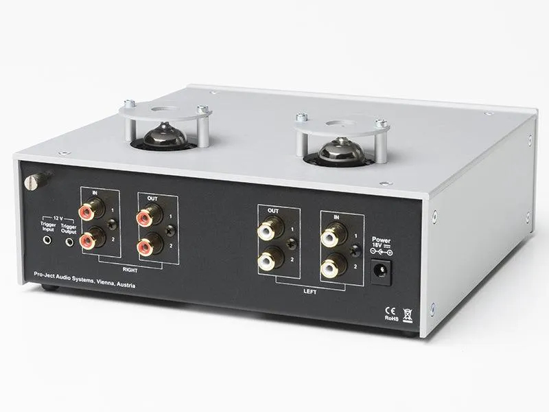 Pro-ject TUBE BOX DS2 Stadio fono MM/MC a valvole. Circuitazione Dual-Mono a componenti discreti - colore NERO