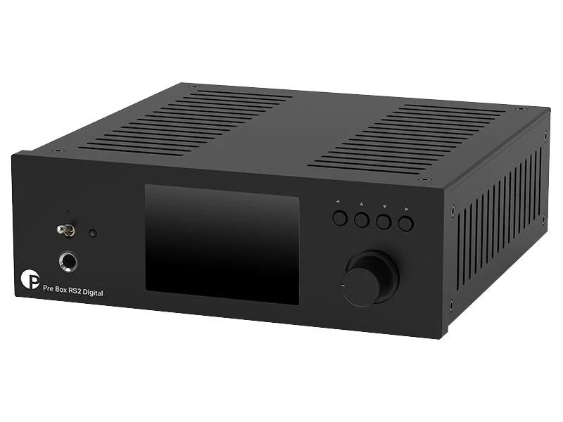Pro-ject PRE BOX RS2 DIGITAL Nero Preamplificatore/Convertitore high-end. Circuitazione Dual Mono bilanciata. Componentistica selezionata.
