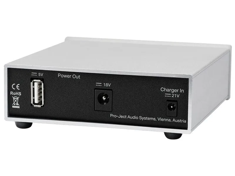 Pro-ject ACCU BOX S2 Nero Stadio di alimentazione lineare a batteria Audiophile dedicato agli stadi Phono serie S2, DS, DS2 e E, ai giradischi