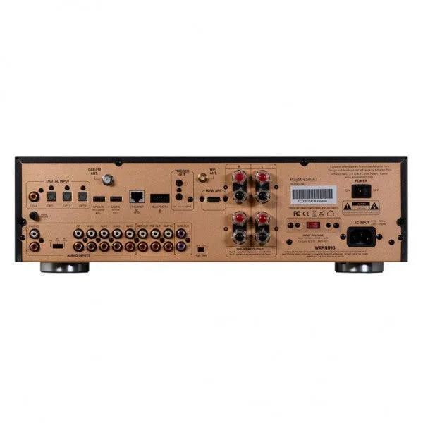 ADVANCE PARIS PLAYSTREAM A7 Amplificatore integrato con streamer di rete e DAC