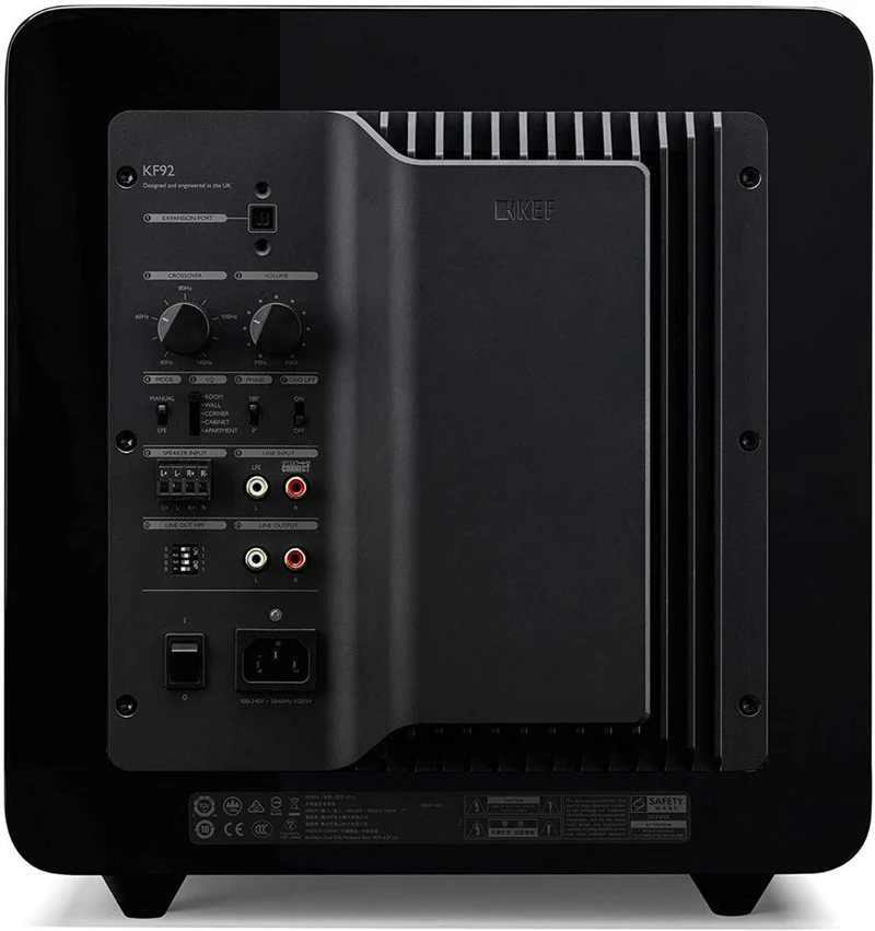 KEF KF92 Subwoofer HIGH-END 1000W RMS 2 X Woofer da 23cm, Tecnologia Force-Cancellation