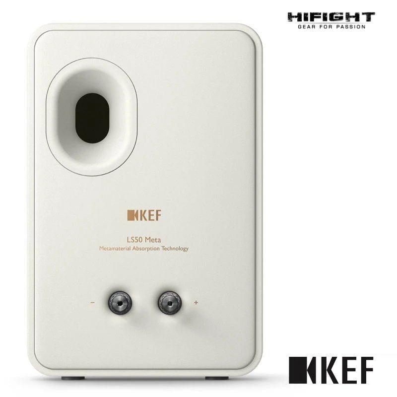 KEF LS50 META WHITE diffusori HiFi da scaffale Bianco Minerale Uni-Q con MAT