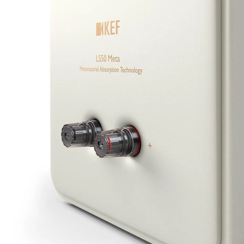 KEF LS50 META WHITE diffusori HiFi da scaffale Bianco Minerale Uni-Q con MAT