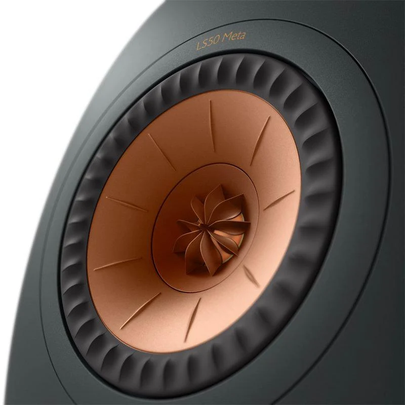 KEF LS50 META BLACK diffusori da scaffale Nero Carbonio Uni-Q con MAT