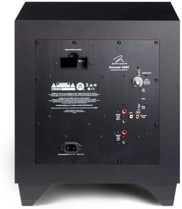 Martin Logan DYNAMO 600X Subwoofer attivo 10" da 240W, controllabile in bluetooth tramite App