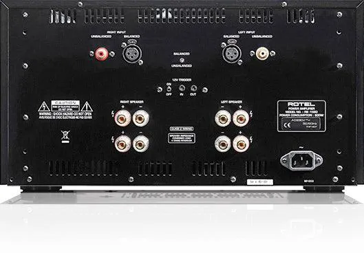 Rotel RB-1590 Silver amplificatore Finale da 350+350 W RMS, classe A/B Doppi trasformatori toroidali
