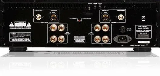 Rotel RB-1582 MKII Silver amplificatore finale 200+200W RMS Componenti selezionati. Condensatori Slit-Foil