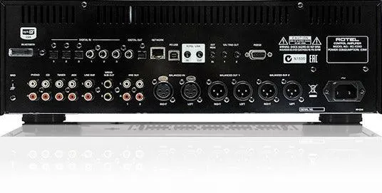 Rotel RC-1590 BLACK Preamplificatore stereo con convertitore D/A 32bit/768KHz Asahi Kasei e modulo Bluetooth aptX