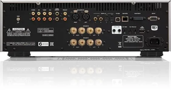 Rotel RA-1572 NERO Amplificatore integrato da 120 + 120 W RMS su 8 ohm, trasformatore toroidale, circuitazione dual-mono
