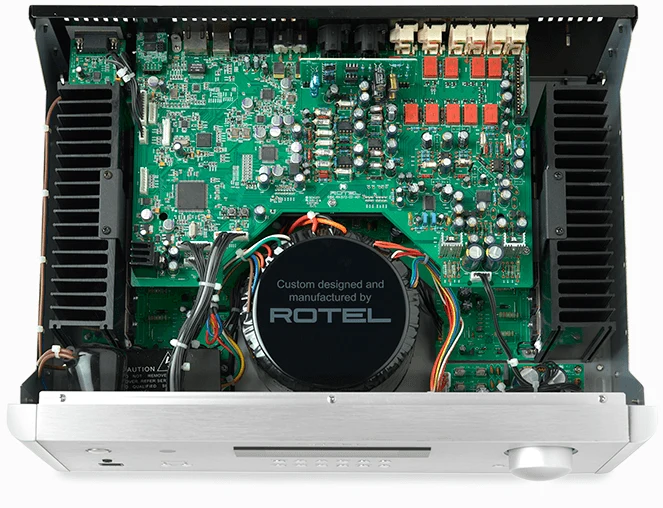 Rotel RA-1572 NERO Amplificatore integrato da 120 + 120 W RMS su 8 ohm, trasformatore toroidale, circuitazione dual-mono