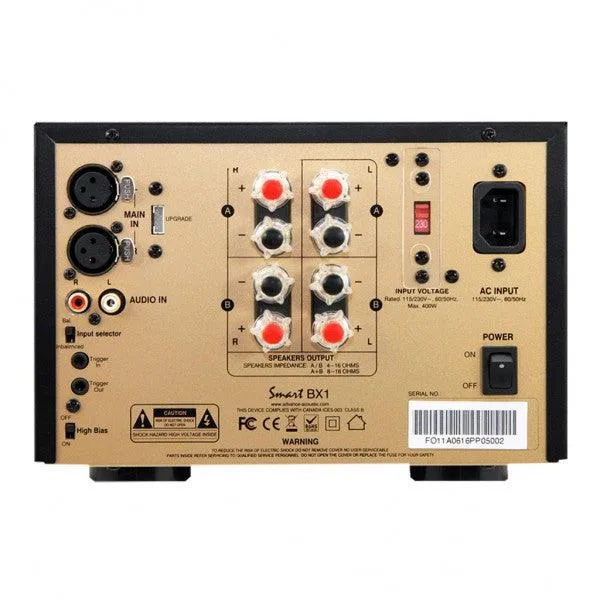 ADVANCE PARIS SMART BX1 + SMART PX1 BLACK Amplificatore + Preamplificatore Classe A + AB 105W