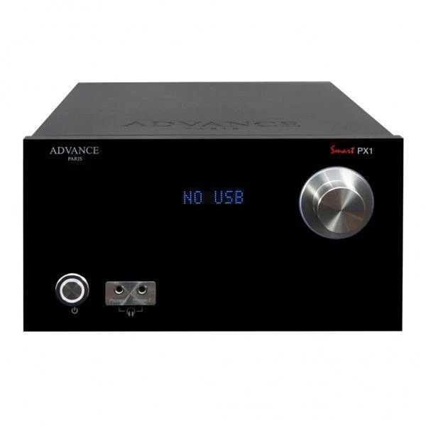 ADVANCE PARIS SMART BX1 + SMART PX1 BLACK Amplificatore + Preamplificatore Classe A + AB 105W