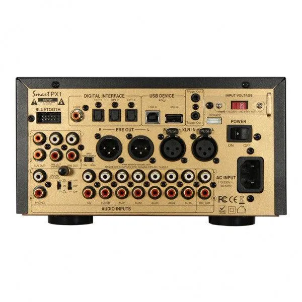 ADVANCE PARIS SMART PX1 BLACK Preamplificatore Hi-Fi Classe A nove canali