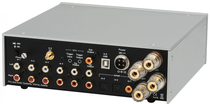 Pro-ject MAIA DS2 SILVER Amplificatore integrato stereo audiophile con DAC e Bluetooth AptX