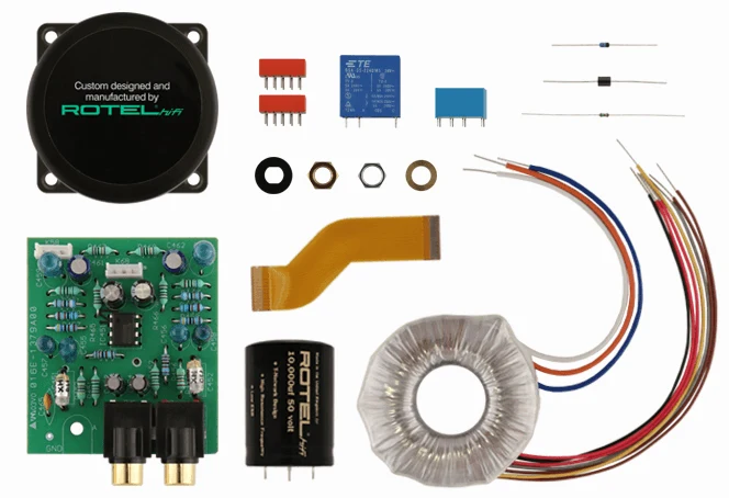 Rotel RC-1572 BLACK Preamplificatore stereo convertitore D/A 32bit/768KHz, trasformatore toroidale