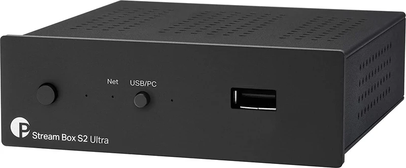 Pro-ject STREAM BOX S2 ULTRA BLACK Streamer musicale di rete ad alta risoluzione PCM 32bit/352.8KHz e DSD256