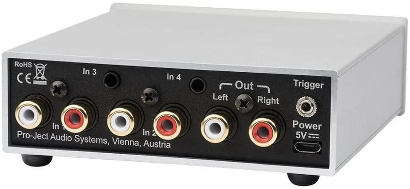 Pro-ject PRE BOX S2 ANALOGUE SILVER Preamplificatore stereo analogico