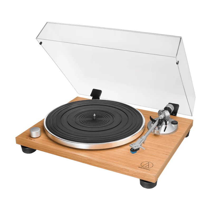 Audio Technica AT-LPW30 giradischi hifi stadio PHONO e LINE 33/45 giri colore TEAK