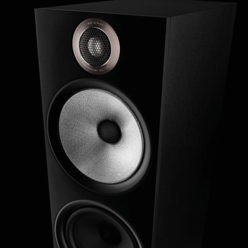 B&W 603 S2 ANNIVERSARY EDITION BLACK Diffusori da pavimento a 3 vie (COPPIA)