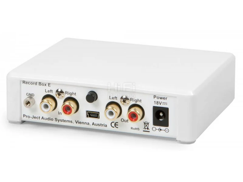 Pro-ject RECORD BOX E Stadio fono MM/MC, registra su PC via USB, BIANCO