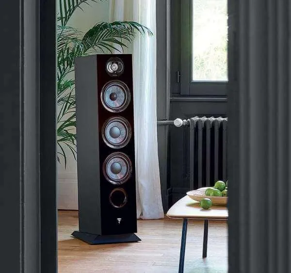 Focal chora 826 COPPIA diffusori da pavimento, 3 vie, Nero, bass reflex, 2 woofer, 250 W