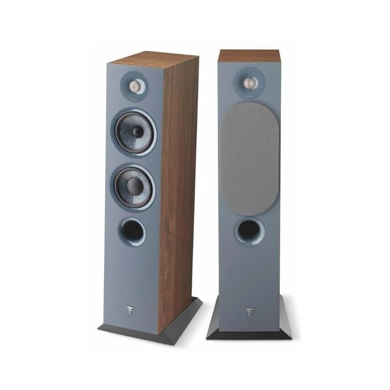 Focal chora 816 COPPIA diffusori da pavimento, 2,5 vie, Legno scuro, bass reflex, Slatefiber, 200 W