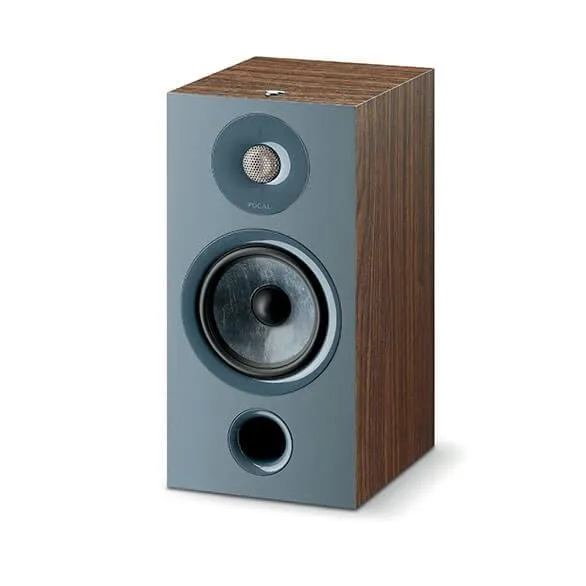 Focal chora 806 COPPIA diffusori passivi da stand, 2 vie, bass reflex, legno scuro, midwoofer, Slatefiber, tweeter concavo 120 W
