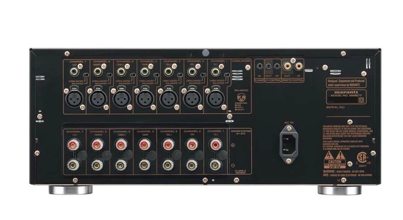 Marantz MM8077 Amplificatore finale 7x 180W (6 ohm), Finale Current feedback discreto