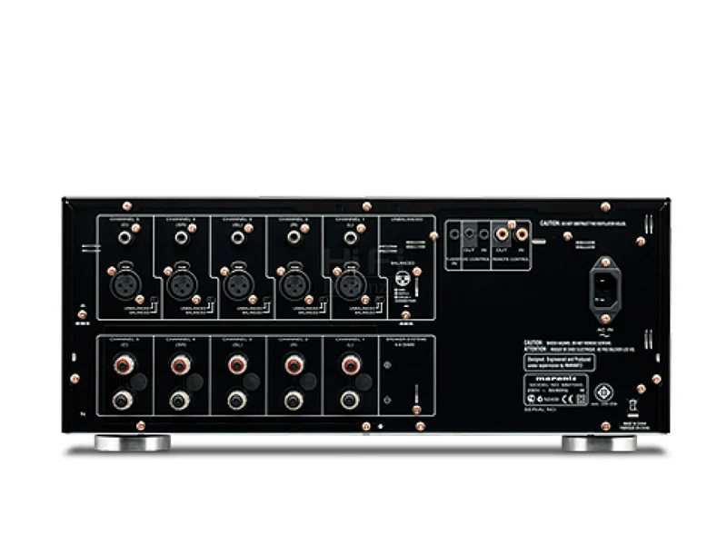 Marantz MM7055 Amplificatore finale Current Feedback , nero 140W x 5ch su 8 Ohm