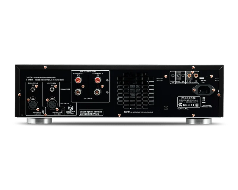 Marantz MM7025 Amplificatore finale Current Feedback , nero 140W x 2ch su 8 Ohm