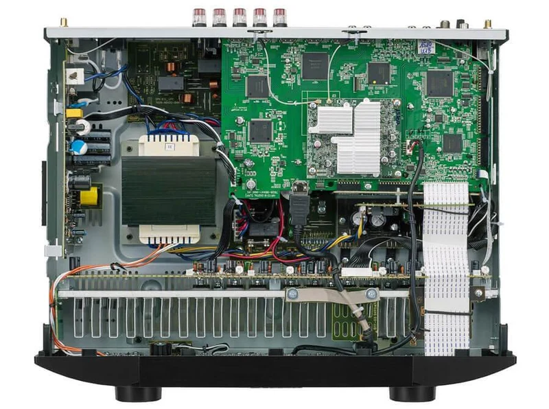 Marantz NR1510 Sintoamplificatore AV Ultra-Slim 5.2ch, nero, funzionalità di streaming musicale online