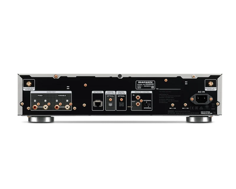 Marantz NA6006 lettore di rete streaming Ethernet, Silver-oro, Wi-Fi dual band MIMO, Bluetooth e Airplay