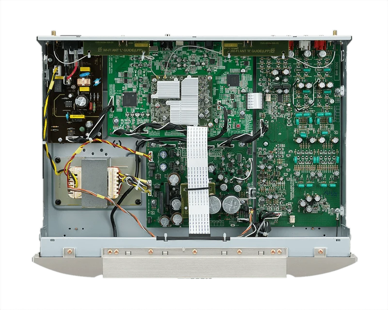 Marantz NA6006 lettore di rete streaming Ethernet, Silver-oro, Wi-Fi dual band MIMO, Bluetooth e Airplay