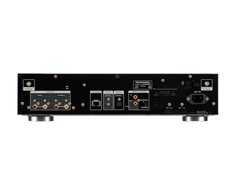 Marantz NA6006 lettore di rete streaming Ethernet, Nero, Wi-Fi dual band MIMO, Bluetooth e Airplay