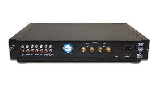 Rega Elex R Amplificatore integrato nero 2x72W con telecomando Solaris e stadio phono MM