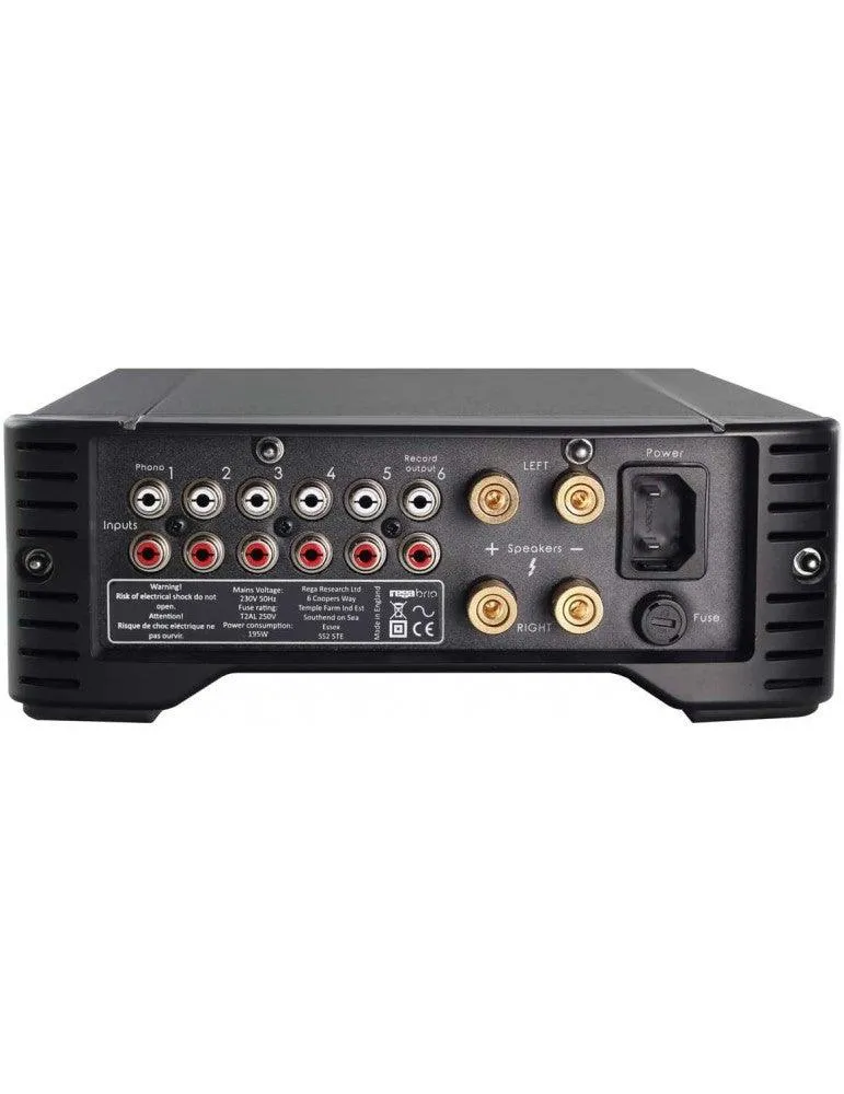Rega Brio R 2017 amplificatore integrato 2x50W con telecomando e stadio phono MM
