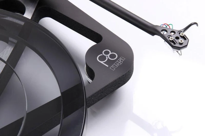 REGA Planar 8 NERO LUCIDO Giradischi HIFI triplo piatto in vetro, braccio RB880 alimentazione esterna