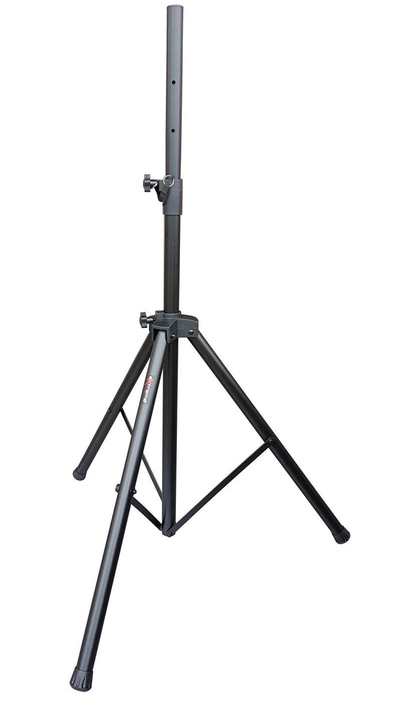 EXTREME SS-PACK S SPEAKER STAND PROFESSIONALI KIT SET SUPPORTI CASSE IN ACCIAIO CON BORSA TRASPORTO ALTEZZA REGOLABILE SISTEMA DI SICUREZZA IN ACCIAIO