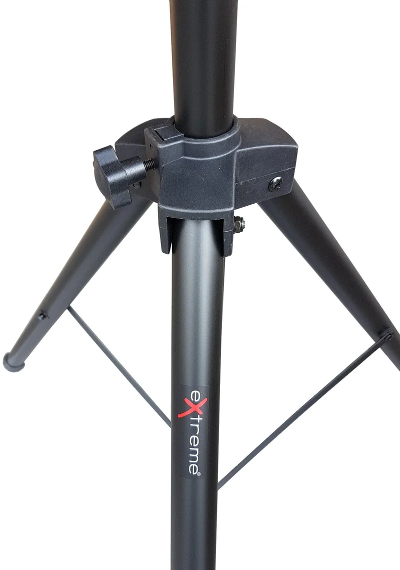EXTREME SS-PACK S SPEAKER STAND PROFESSIONALI KIT SET SUPPORTI CASSE IN ACCIAIO CON BORSA TRASPORTO ALTEZZA REGOLABILE SISTEMA DI SICUREZZA IN ACCIAIO