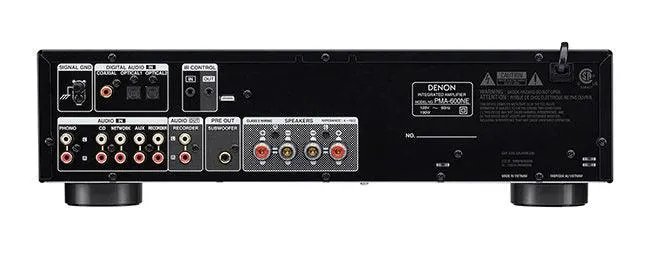 Denon PMA-600NE BLACK Amplificatore Integrato, 2 X 70W, bluetooth e ingresso phono MM