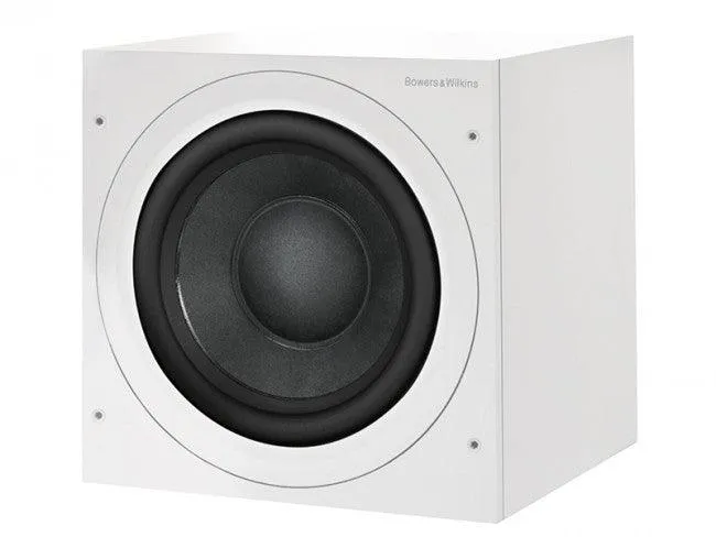 B&W ASW610XP Subwoofer amplificato in sospensione pneumatica, a doppia bobina, BIANCO