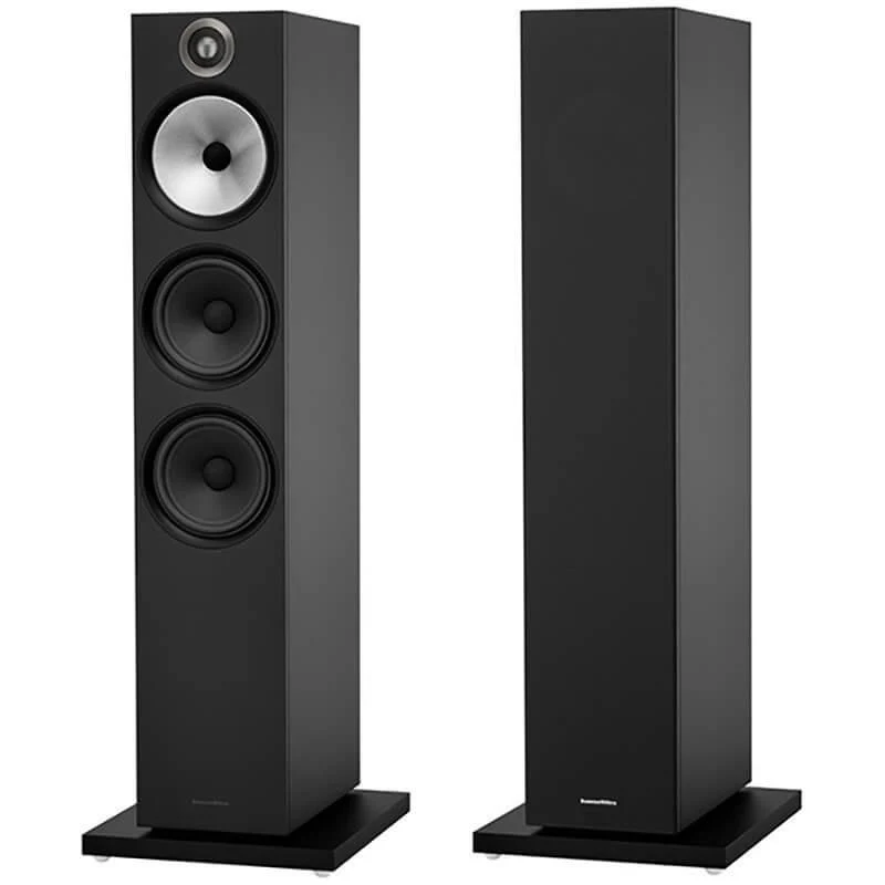 B&W 603 NERO Diffusori da pavimento COPPIA a 3 vie, bass reflex Flowport, HIGH END