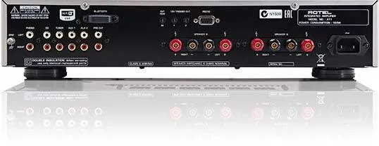 ROTEL A-11 NERO Amplificatore integrato da 50+50W RMS su 8 ohm, stadio finale ad alta corrente