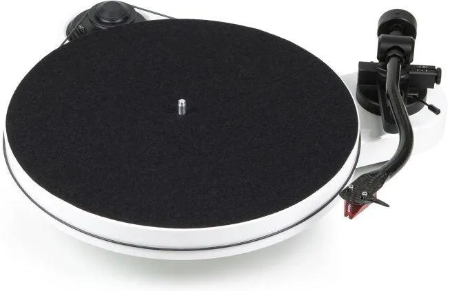 PRO-JECT RPM 1 CARBON 2M-RED giradischi con braccio a S da 8,6'' e testina 2MRED, BIANCO