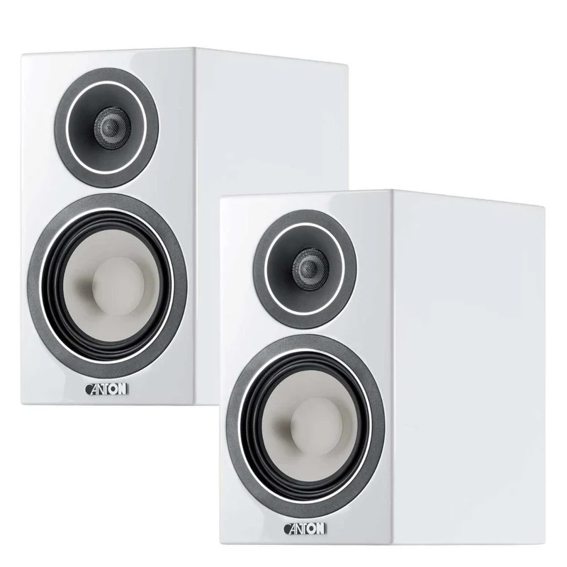 Canton Chrono SL 526.2 Diffusori acustici compatto colore Bianco da stand a 2 vie, cassa chiusa, 100W (COPPIA)