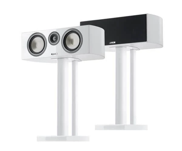 Canton Vento 866.2 Center diffusore acustico centrale colore Bianco 3 Vie, sistema Bass-Reflex su stand