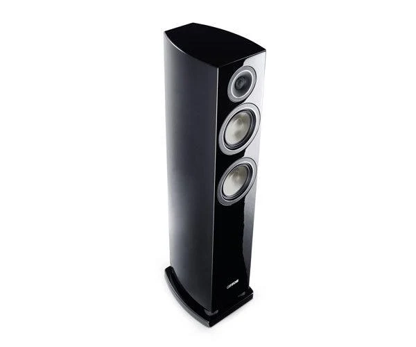CANTON VENTO 876 .2 diffusori acustici colore NERO a 3 Vie, sistema Bass-Reflex da pavimento (COPPIA)