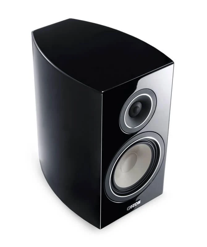 Canton VENTO 836.2 diffusore acustico colore NERO compatto a 2 vie, bass reflex, da stand (COPPIA)