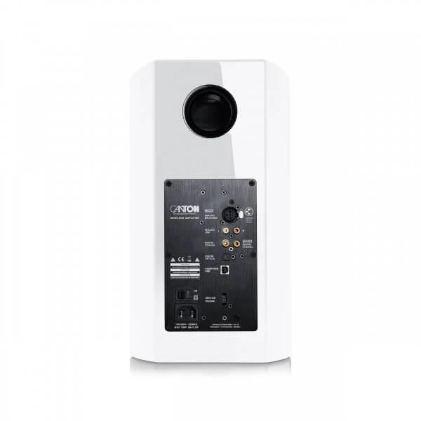 Canton SMART VENTO 3 diffusori acustici bianco lucido da stand attivi con connessione wireless (COPPIA)